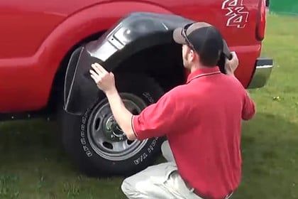 Rugged Liner® WWF15004 - Rear Driver and Passenger Side Fender Liners