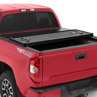 Premium Hard Folding Tonneau Cover, Mid Opened