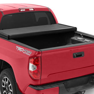 Premium Hard Folding Tonneau Cover, Opened