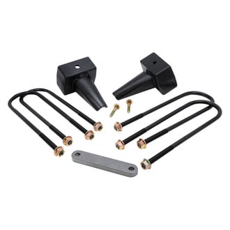 Rugged Off Road® - 4" Flat Rear Lifted Blocks and U-Bolts