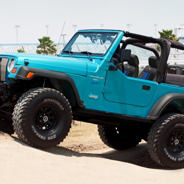 RUGGED RIDGE® - STEEL D-WINDOW Black Jeep Wrangler