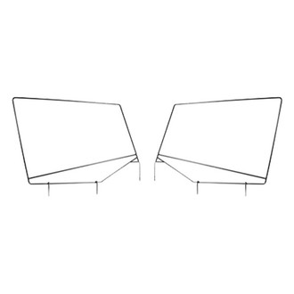Rugged Ridge® - Upper Soft Door Skin Frames