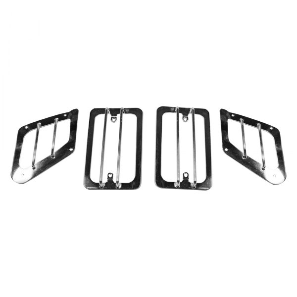 Rugged Ridge® - Euro Style Polished Turn Signal/Side Marker Guards