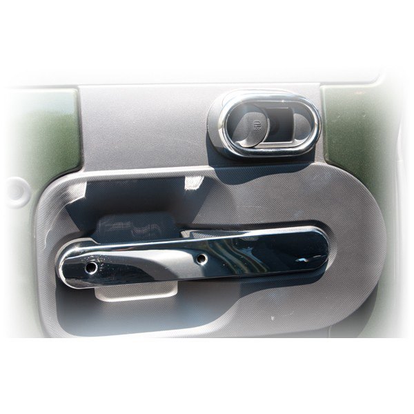 Rugged Ridge® - Chrome Door Grab Bar Trim