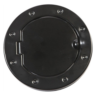 Rugged Ridge® - Non-Locking Semi-Gloss Black Fuel Door