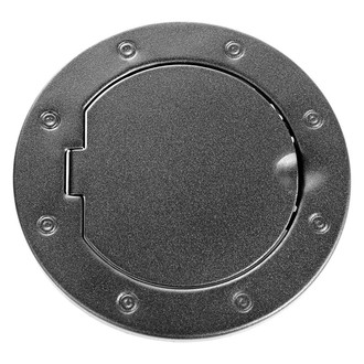 Rugged Ridge® - Non-Locking Textured Black Fuel Door