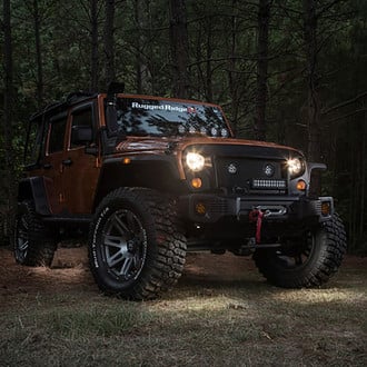 Rugged Ridge® - White LED Rock Light Kit
