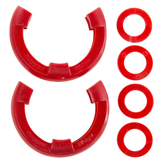Rugged Ridge® - 7/8" Red D-Ring Isolator Kit