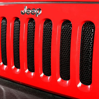 Rugged Ridge® - 1-Pc Black CNC Machined Main Grille