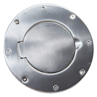 Rugged Ridge® - Non-Locking Polished Fuel Door