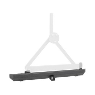 Rugged Ridge® - Rock Crawler Full Width Rear OE Style Bumper with Hitch