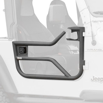 Rugged Ridge® - Black Powder Coat Front Tube Doors