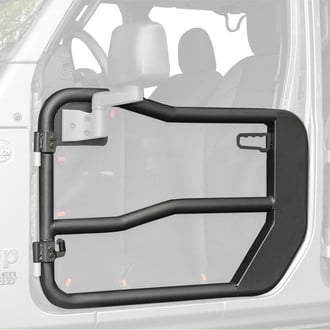 Rugged Ridge® - Fortis Black Textured Powder Coat Front Tube Doors