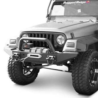 Rugged Ridge® - XHD Stubby Front Modular Winch Bumper