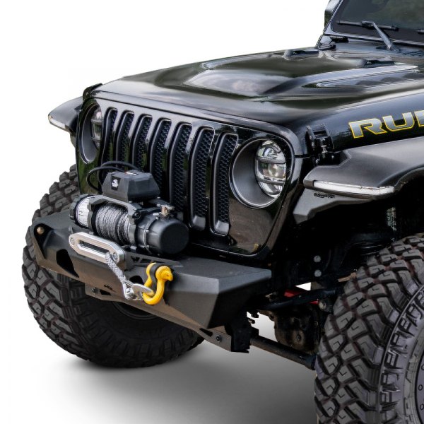 Rugged Ridge® - XOR Stubby Front HD Black Powder Coat Bumper