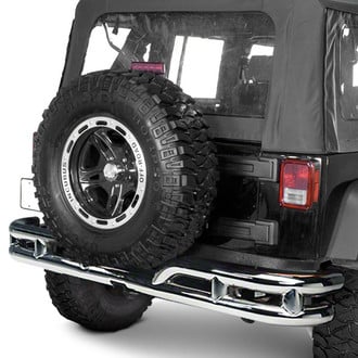 Rugged Ridge® - Full Width Rear Tubular Bumper
