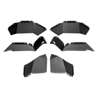 Rugged Ridge® - Black Powder Coat Rear Inner Fender Liners