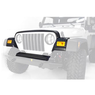 Rugged Ridge® - Body Armor Black Diamond Hood Guard