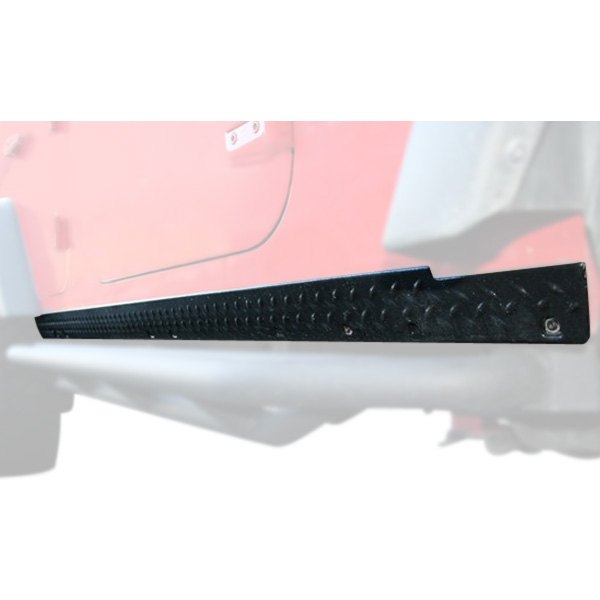 Rugged Ridge® - Black Thermoplastic Body Armor Rocker Panels