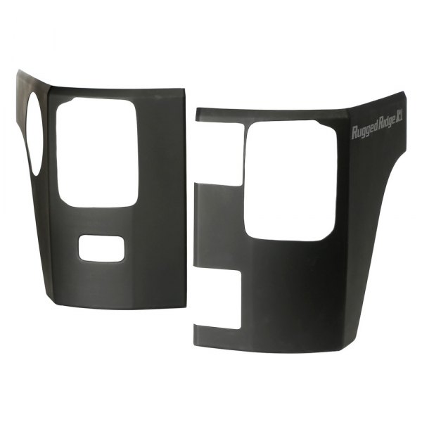 Rugged Ridge® - Body Armor Matte Black Polycarbonate Rear Corner Guards
