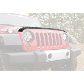 Rugged Ridge® - Body Armor Black Diamond Hood Guard