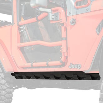 Rugged Ridge® - Black Rocker Guards
