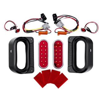 Rugged Ridge® - Driver and Passenger Side LED Tail Lights