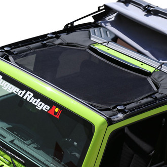 Rugged Ridge® - Eclipse Black Front Cover Sun Shade