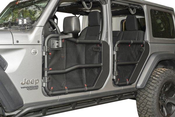 Rugged Ridge® - Black Front and Rear Tube Door Covers