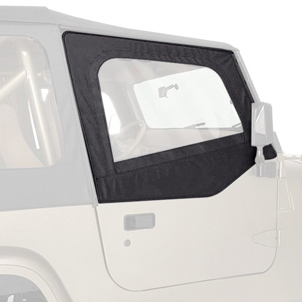  Rugged Ridge® - Black Denim Upper Soft Door Kit