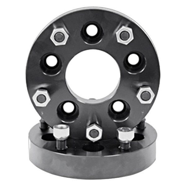 Rugged Ridge® - Black 6061-T6 Aluminum Wheel Adapters