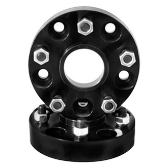 Rugged Ridge® - Black 6061-T6 Aluminum Wheel Adapters