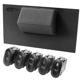 Rugged Ridge® - Etched Lower 4-Switch Panel