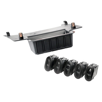 Rugged Ridge® - Etched Lower 5-Switch Panel
