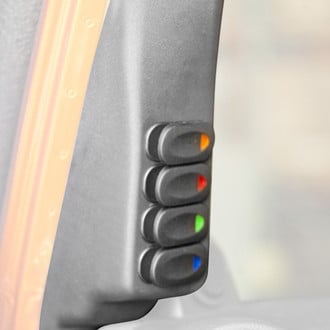 Rugged Ridge® - Left A-Pillar Switch Pod Kit