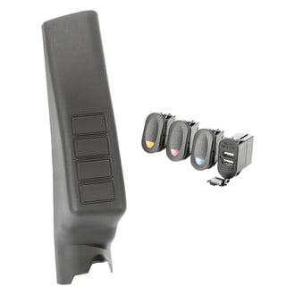 Rugged Ridge® - Left A-Pillar Switch Pod Kit
