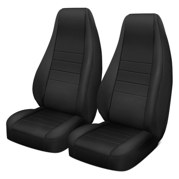  Rugged Ridge® - Neoprene 1st Row Black Seat Covers