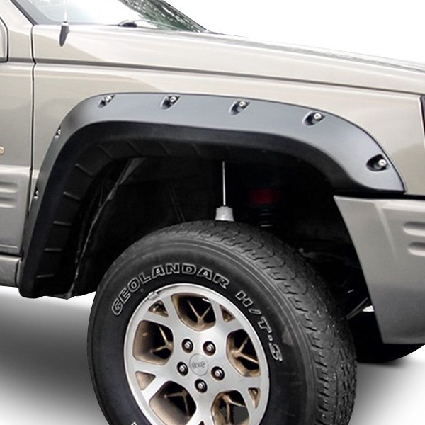  Rugged Ridge® - All Terrain Black Front and Rear Fender Flares Kit