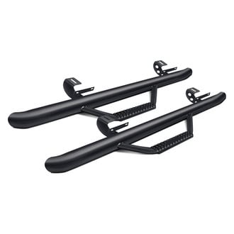 Rugged Ridge® - 3" Spartan Black Round Side Steps