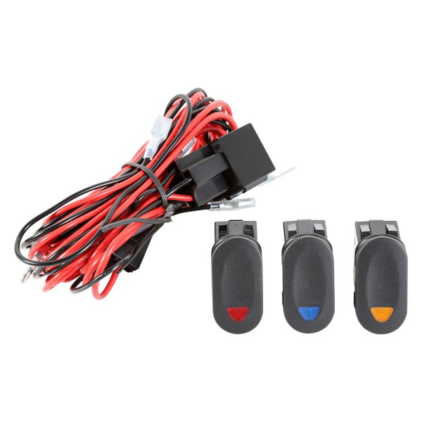  Rugged Ridge® - 3-Lights Light Installation Wiring Harness Kit