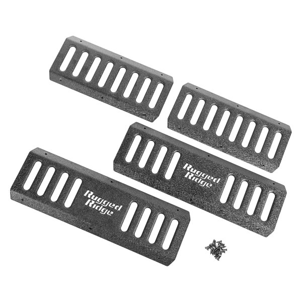 Rugged Ridge® - RRC Black Side Armor Guard Plates