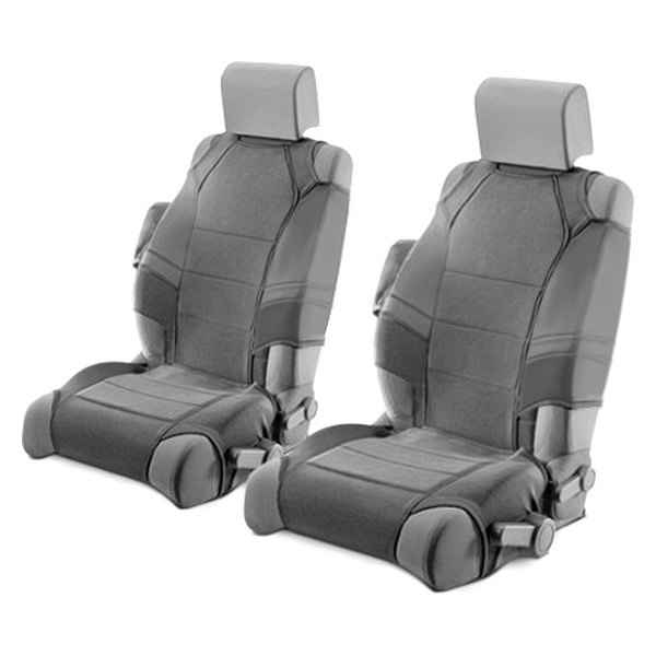  Rugged Ridge® - Neoprene 1st Row Gray Seat Protector Vests