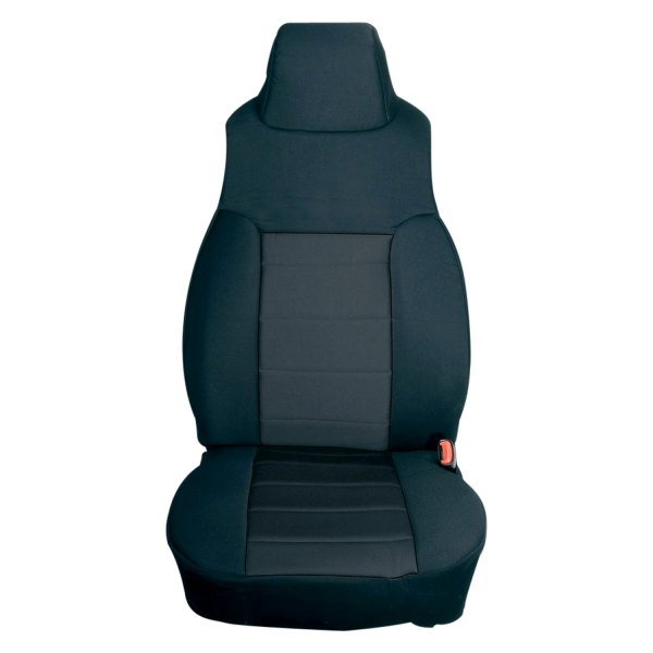  Rugged Ridge® - Poly Cotton 1st Row Black Seat Covers