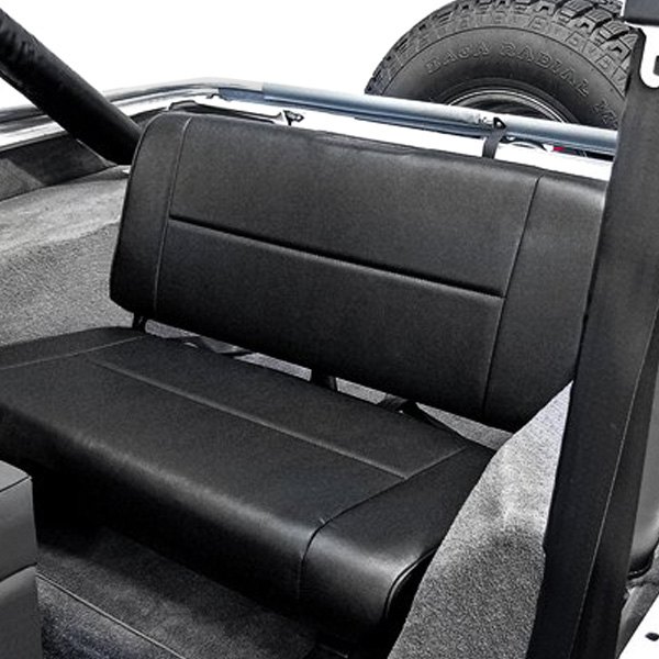 Rugged Ridge® - Replacement Standard Rear Seat, Black