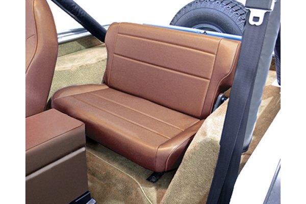 Rugged Ridge® - Replacement Fold & Tumble Rear Seat, Tan