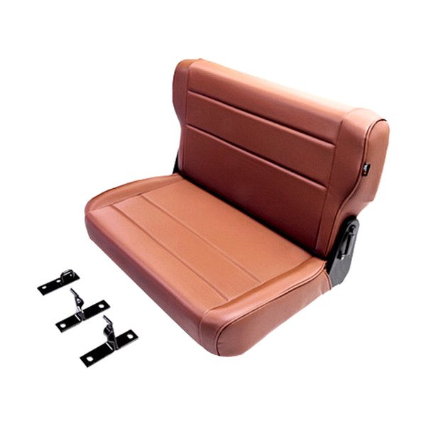 Rugged Ridge® - Replacement Fold & Tumble Rear Seat, Spice