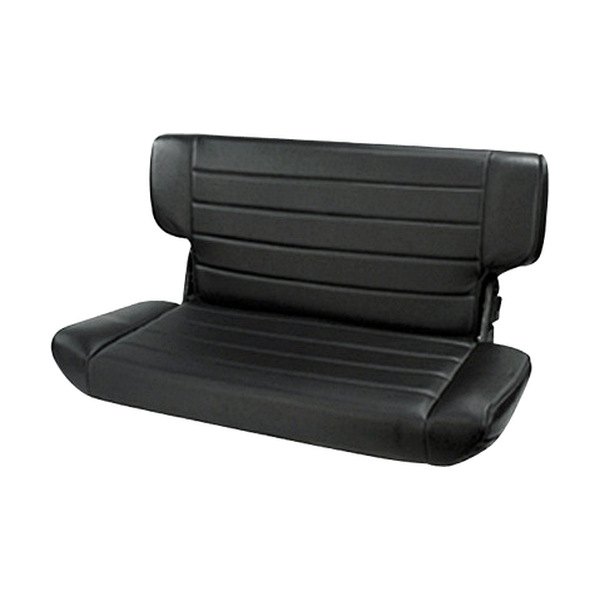 Rugged Ridge® - Replacement Fold & Tumble Rear Seat, Black Denim
