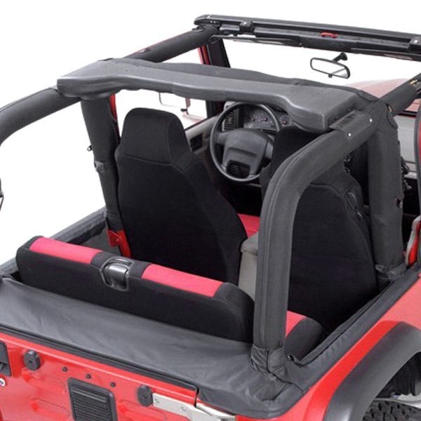 Rugged Ridge® 13611.15 Black Denim Full Roll Bar Cover