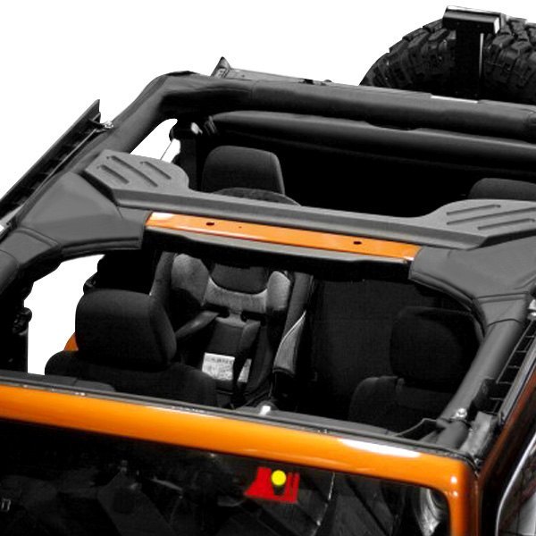 Rugged Ridge® 13613.05 Black Half Roll Bar Cover