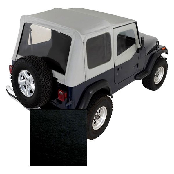  Rugged Ridge® - Factory Replacement Black Soft Top
